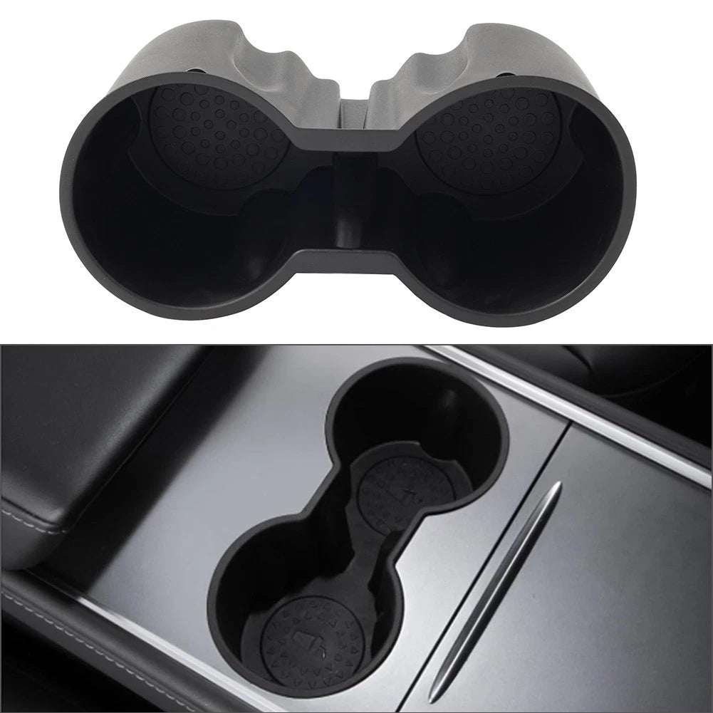 Center Console Cup Holder Insert for Tesla Model 3 (2021–2023) Model Y (2021–2024)
