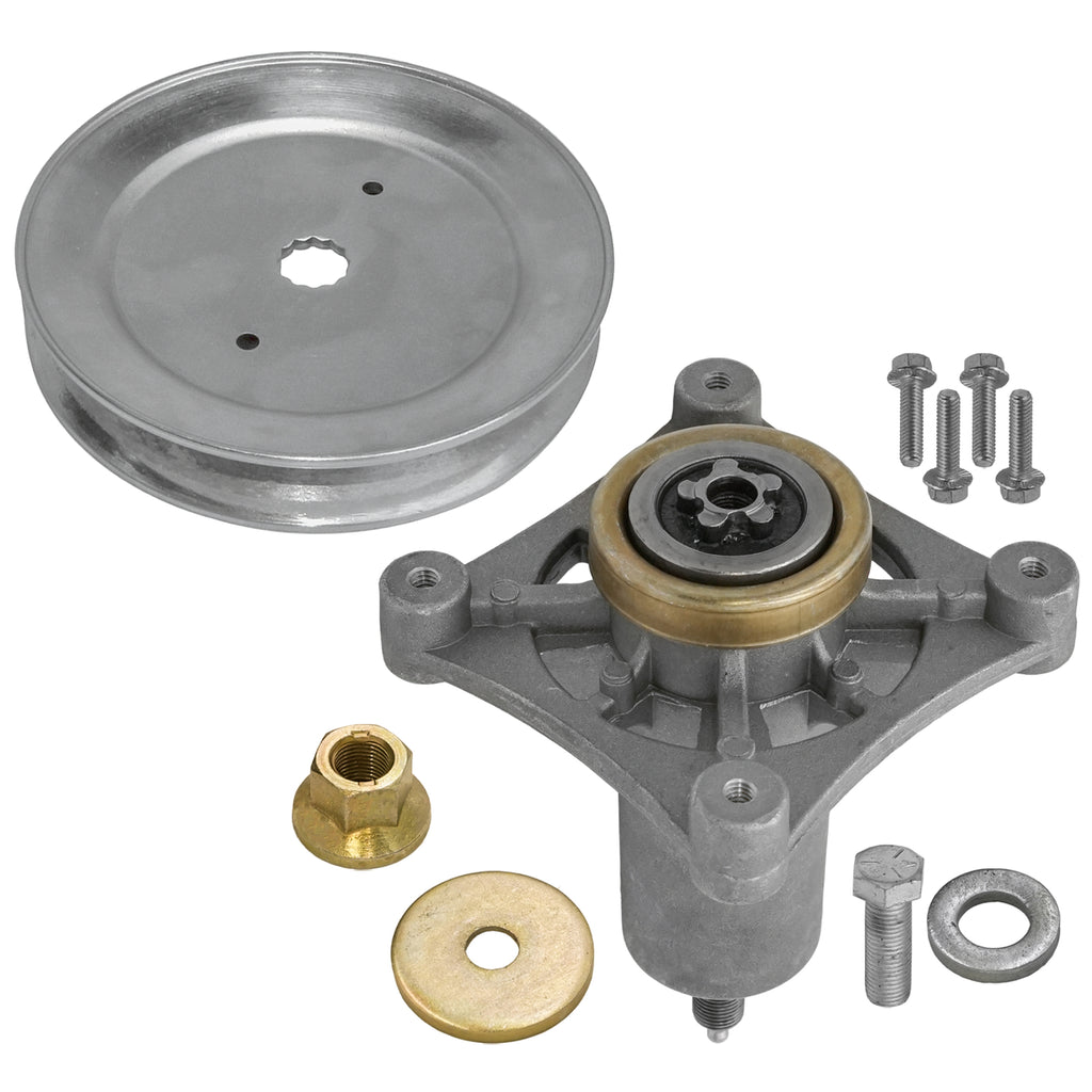 Deck Spindle Assembly with Pulley Replacement for Ariens 54 Inch (2002–2009)