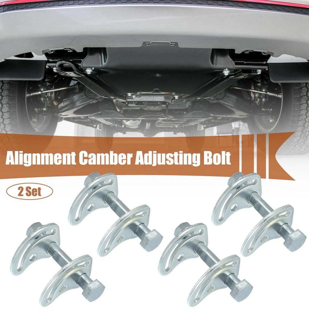 Front Control Arm Alignment Camber Bolt Kit 2 Set for Chevy Silverado GMC (2007–2013)