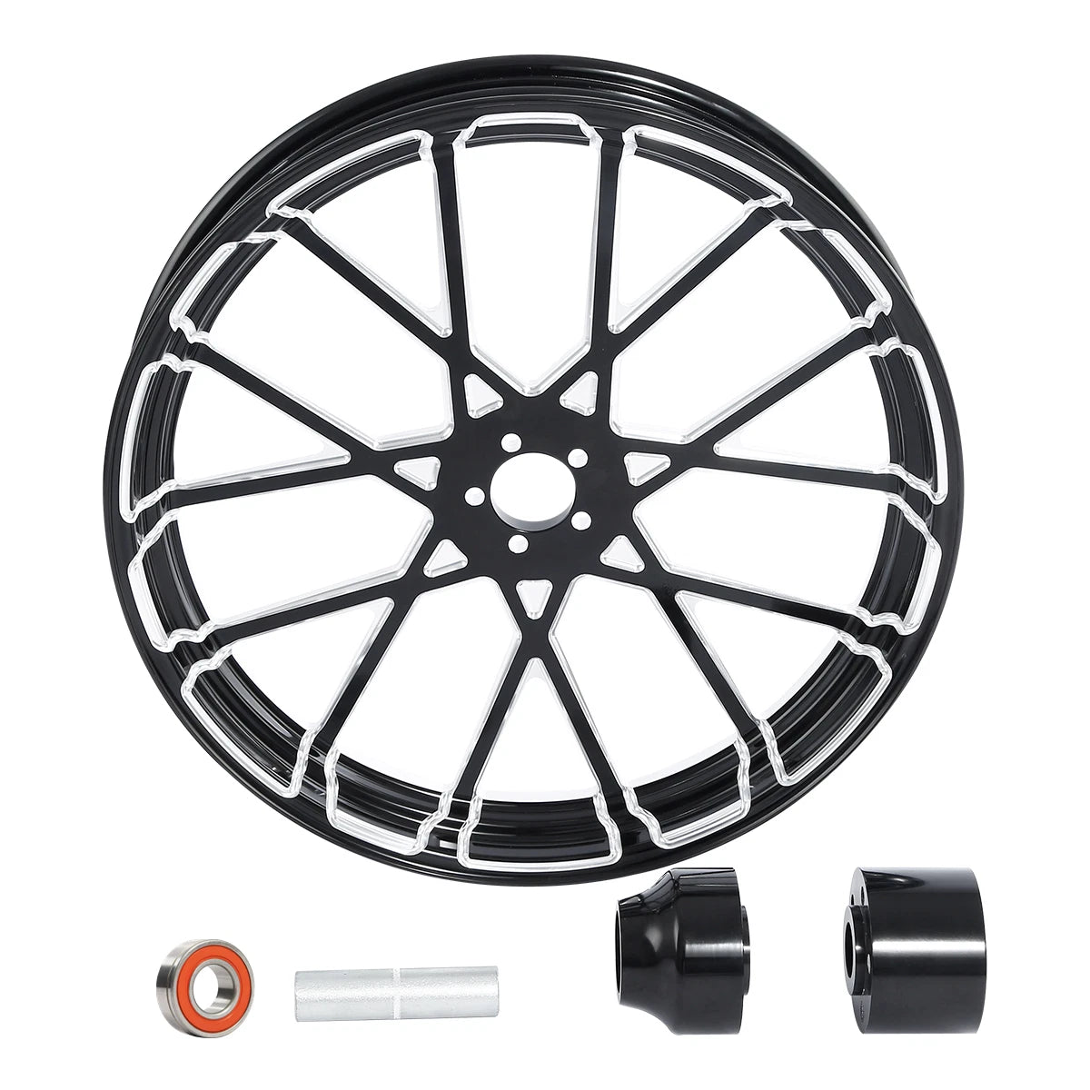 21" Front Wheel Rim & Single Disc Hub for Harley Touring ABS (2008–2025)