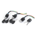 3pcs Ignition Switch Lock with Keys for Electric Go Kart ATV (2010–2024)