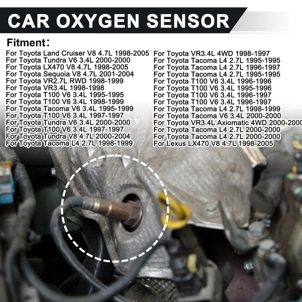 Downstream Oxygen Sensor Replacement for Toyota Land Cruiser V8 4.7L (1998–2005)
