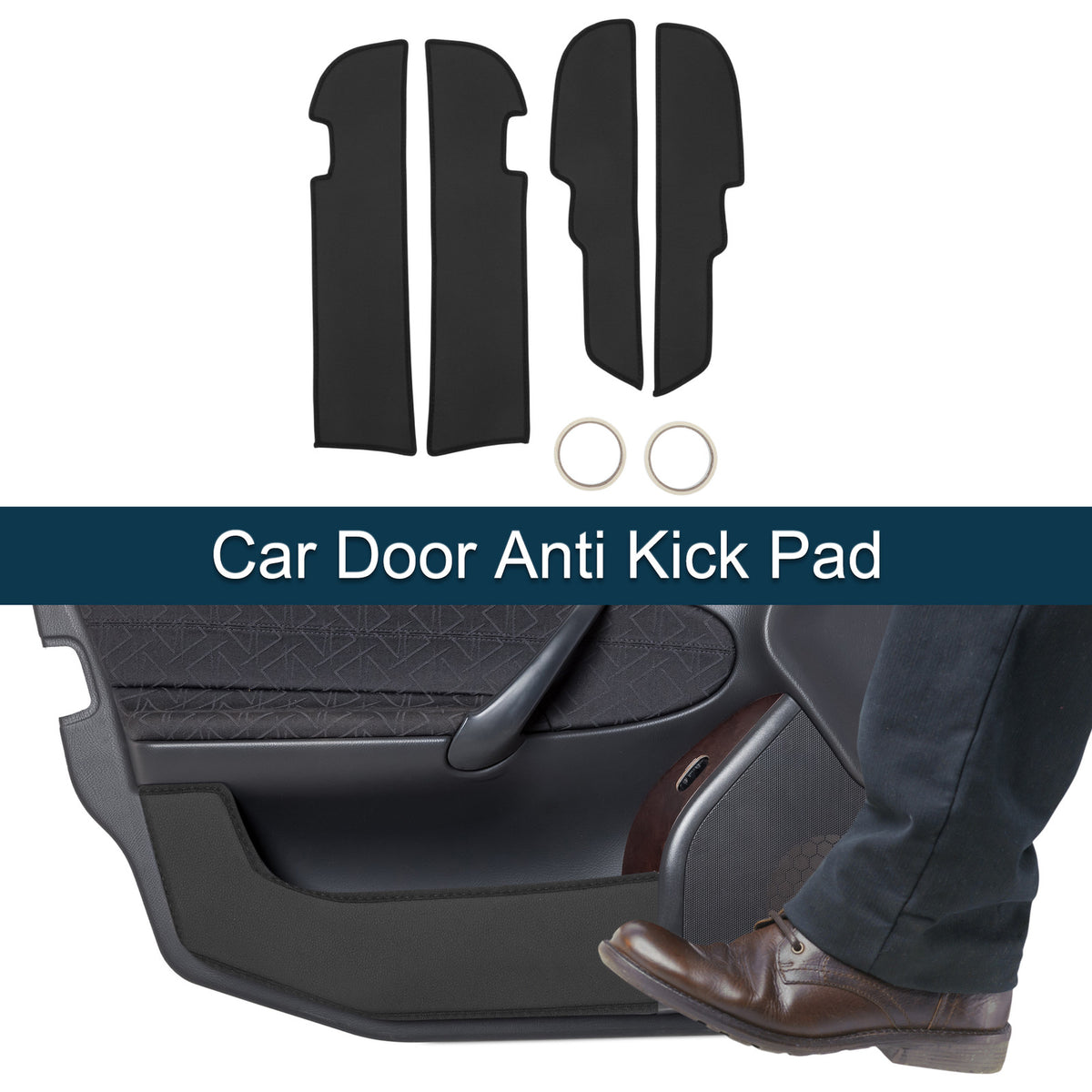 Car Door Anti Kick Pad Sticker Protector for Toyota Prado (2010–2020)