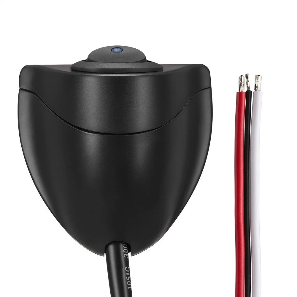 12V Push Button Switch with LED Light for Automotive (IP44 Rated)
