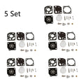 Set of 5 Carb Gasket Kit for ZAMA C1U C1Q RB-47 (WeedEater)