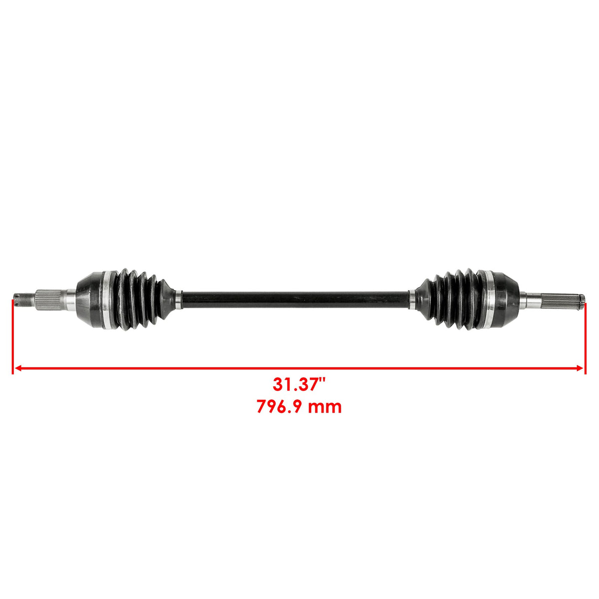 Caltric Front Left CV Axle Replacement for Can-Am Maverick X3 4x4 (2017–2020)