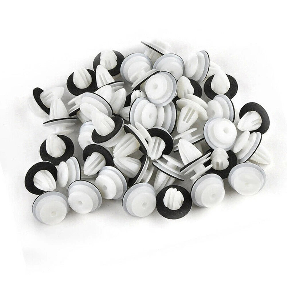 50pcs Plastic Door Trim Retainers for Toyota