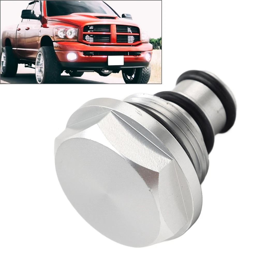 Chrome Turbo Solenoid Plug HE351CW BWD-012B for Dodge Ram Cummins (2004–2008)