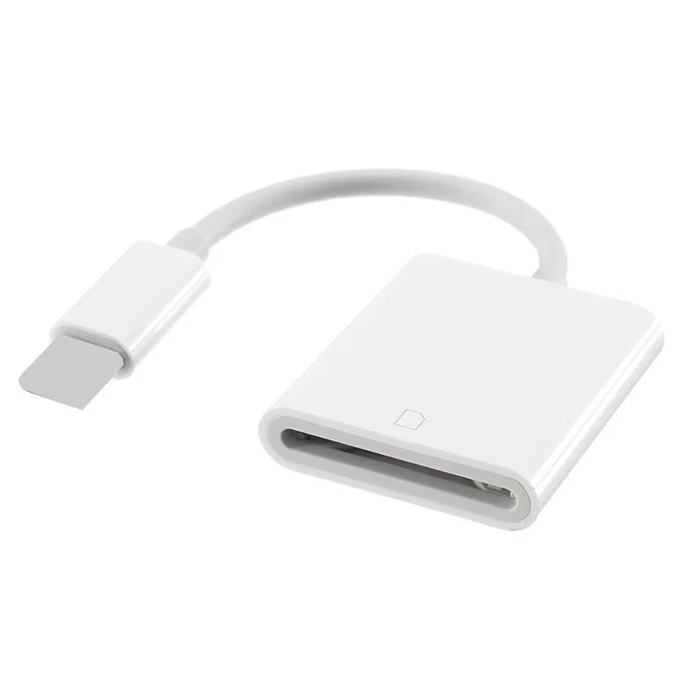 SD Card Adapter Camera Reader for iPad iPhone (6–14 Pro Max)