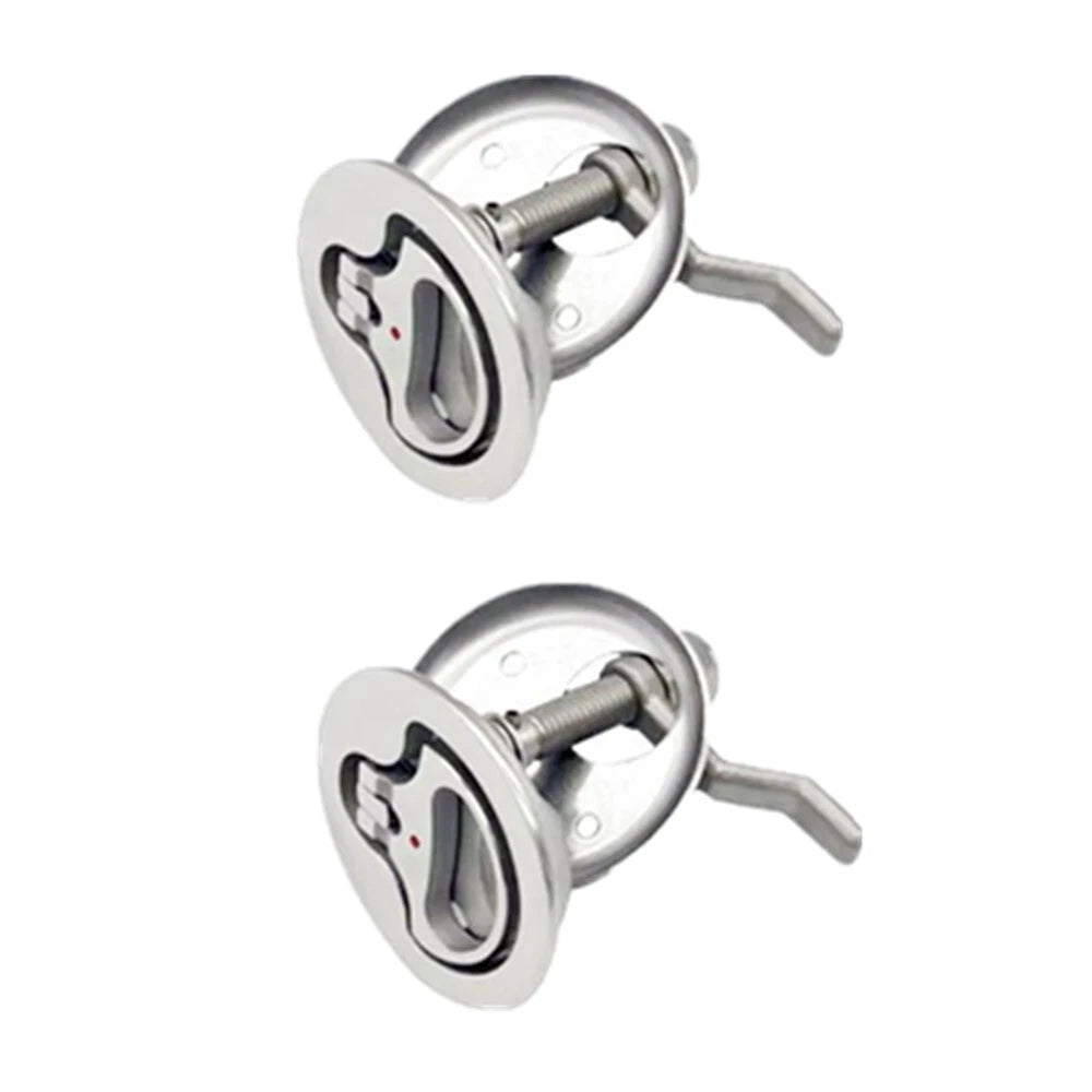 2X Marine Grade Stainless Steel 316 Cam Latch for Deck (Flush Pull)