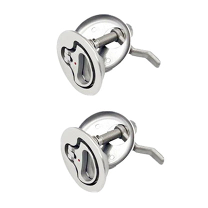 2X Marine Grade Stainless Steel 316 Cam Latch for Deck (Flush Pull)