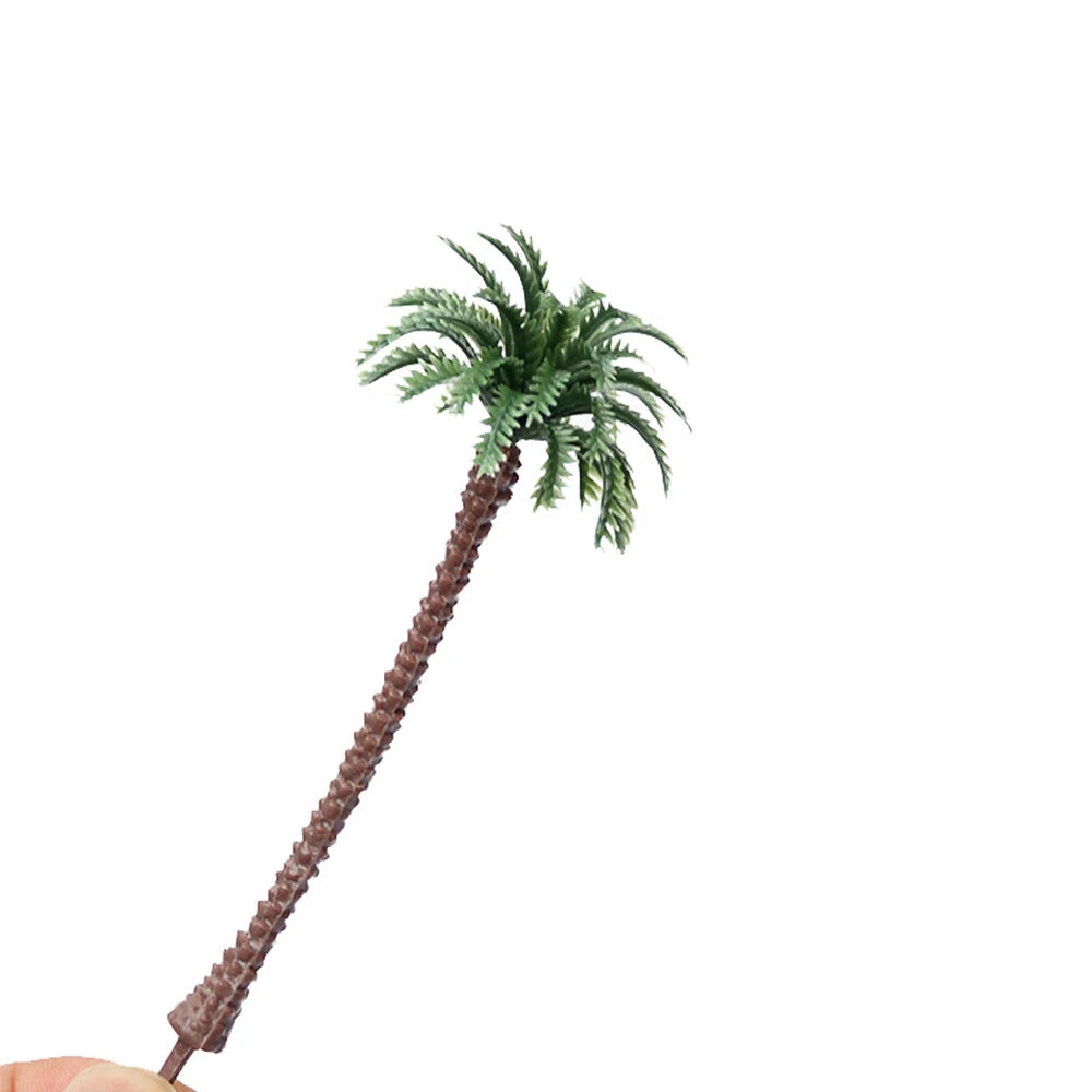20pcs Coconut Palm Trees for Miniature Dioramas (13cm)