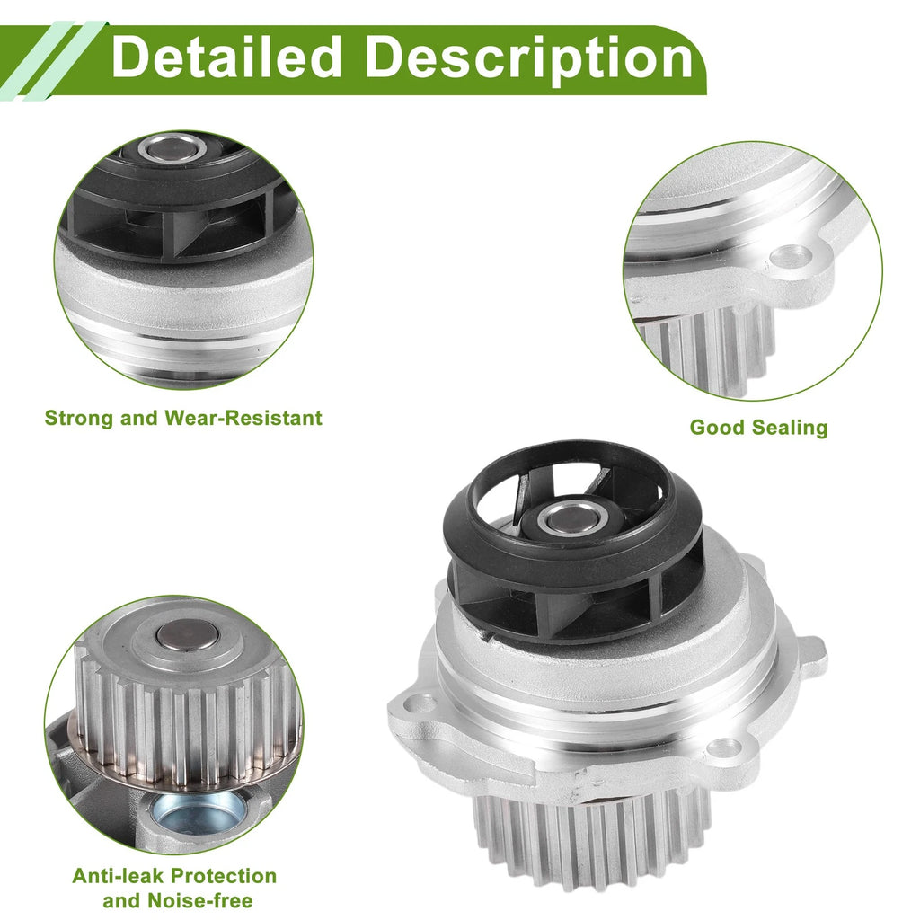 Engine Water Pump for Audi A3 (1996–2013) No. 06B121011A Cooling Pump