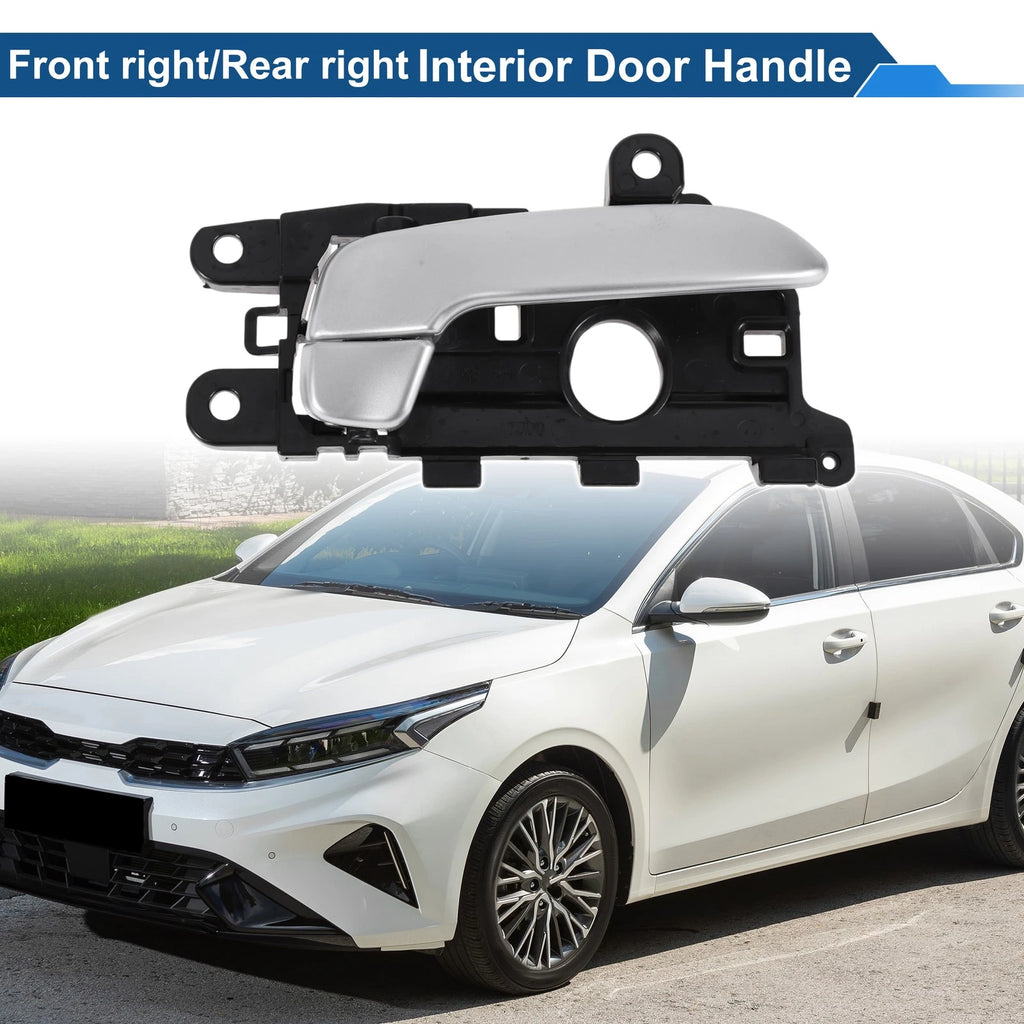 Front Driver Side Interior Door Handle for Kia K3 (2014–2017) Black Chrome
