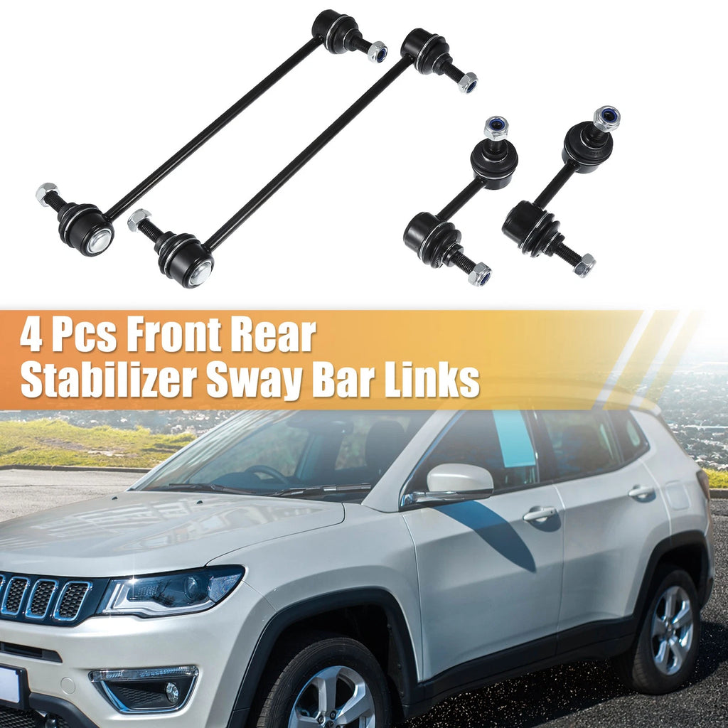 4 Pcs Front Rear Sway Bar Links Replacement for Chrysler Sebring (2007–2008)