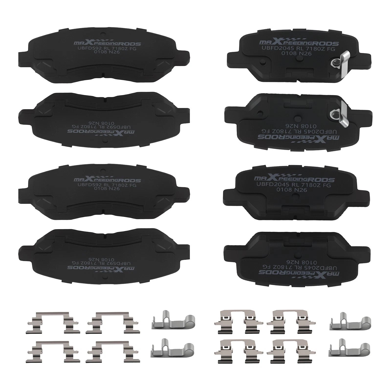 Ceramic Brake Pads Kit for Mitsubishi Outlander/RVR (2013–2019)
