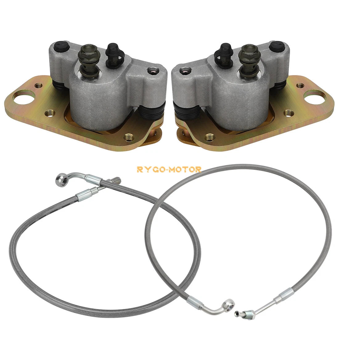Front Brake Calipers & Hose Lines for Polaris Scrambler 500 (2005–2009)