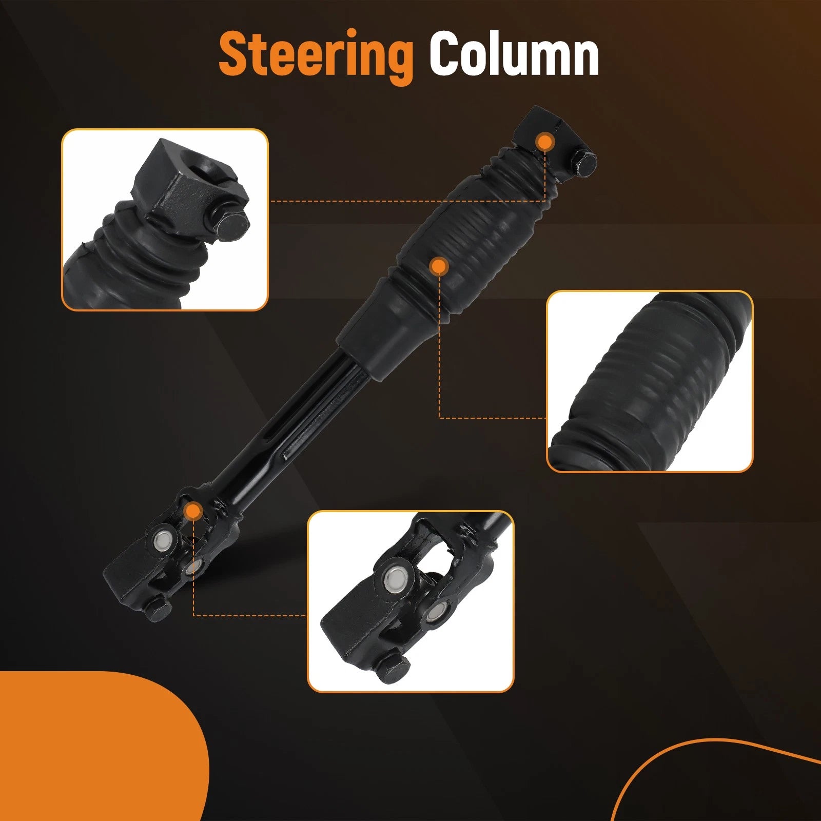 Lower Steering Column Shaft for Ford Explorer V6 4.0L V8 4.6L (2002–2010)