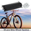 Bicycle Spoke Nipples 12G 152mm Carbon Steel Black Universal (Universal)