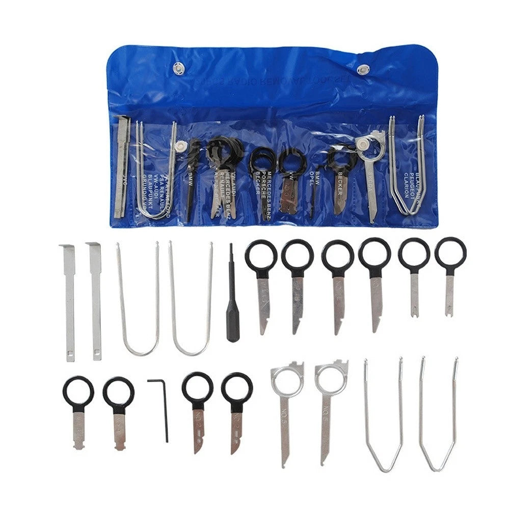20-Pc CD Player Removal Tool Set for Car Sound System