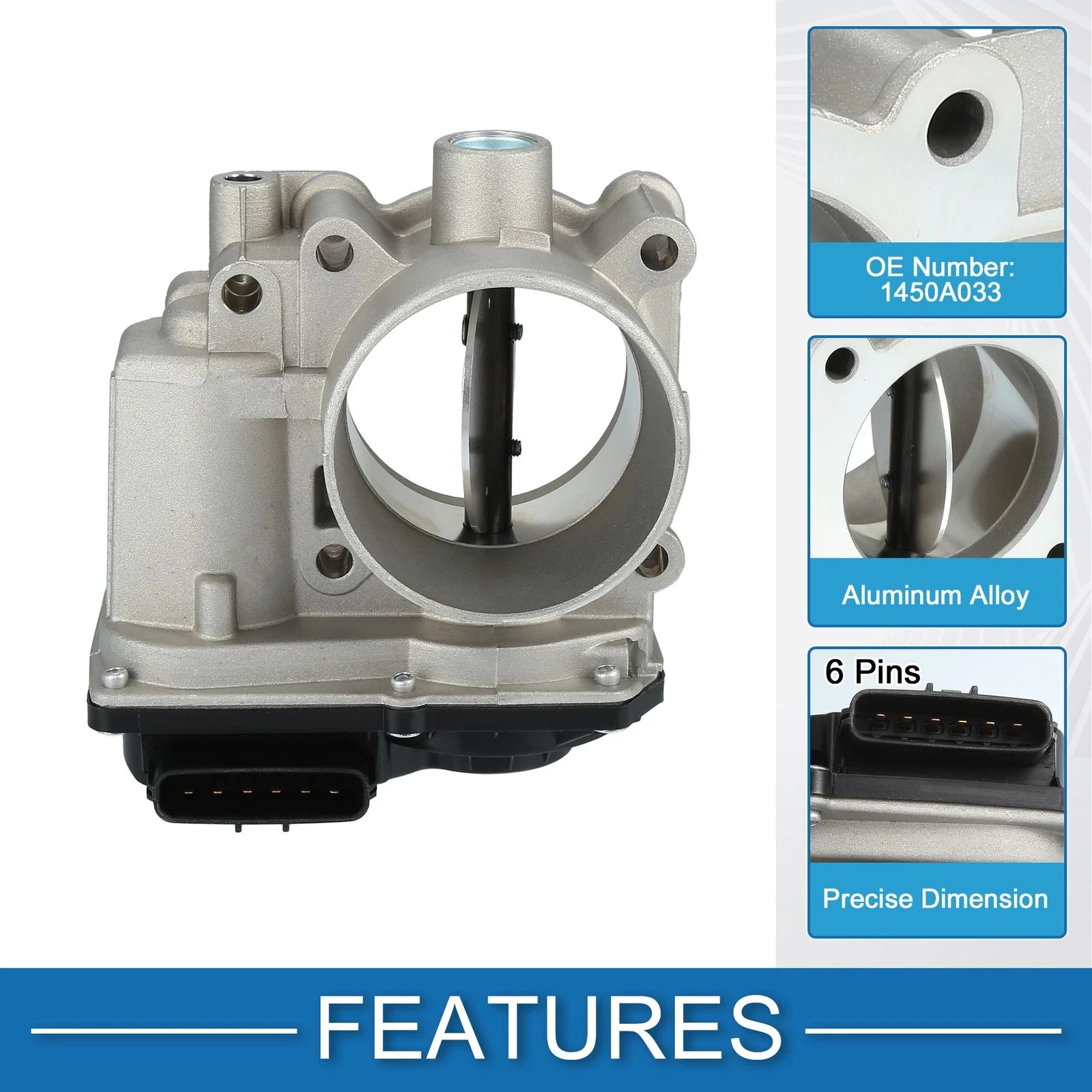 Throttle Body Actuator Replacement for Mitsubishi L200 2.4L (2008–2020)