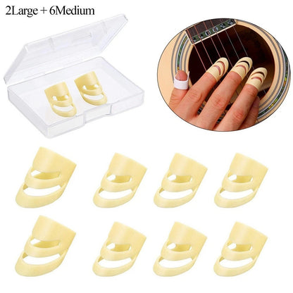 6L+2M Finger Picks for Guitar Plectrum