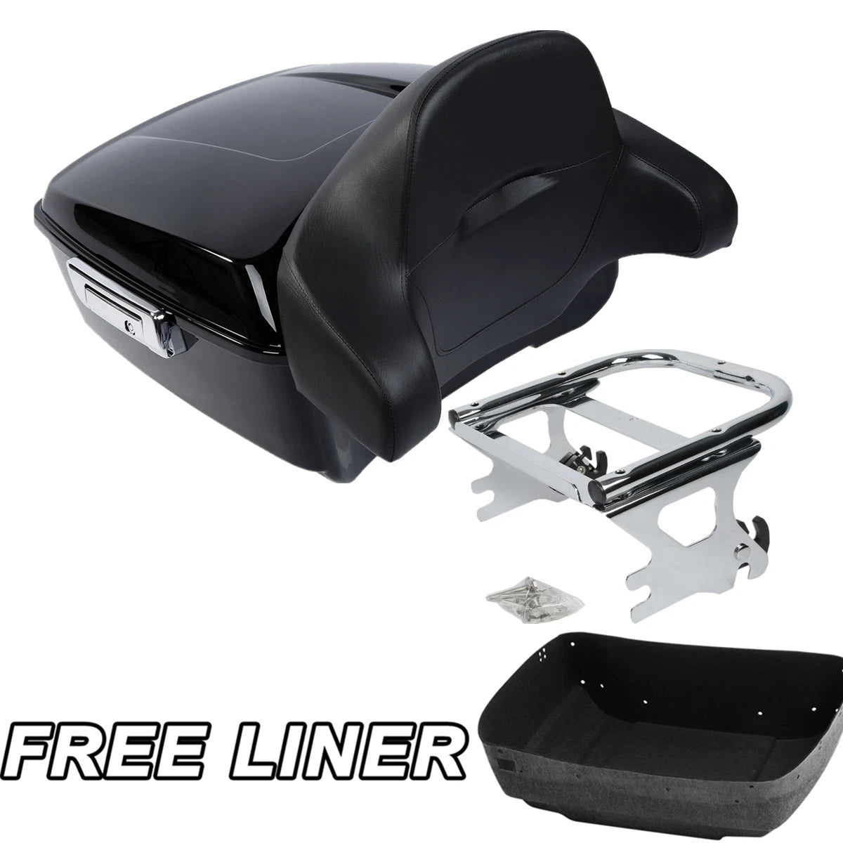 Trunk Mount Backrest Pad for Harley Electra Glide (1997–2008)