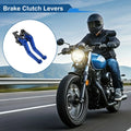 Short Brake Clutch Levers for Yamaha MT07 (2014–2022) Solid Blue 1 Pair
