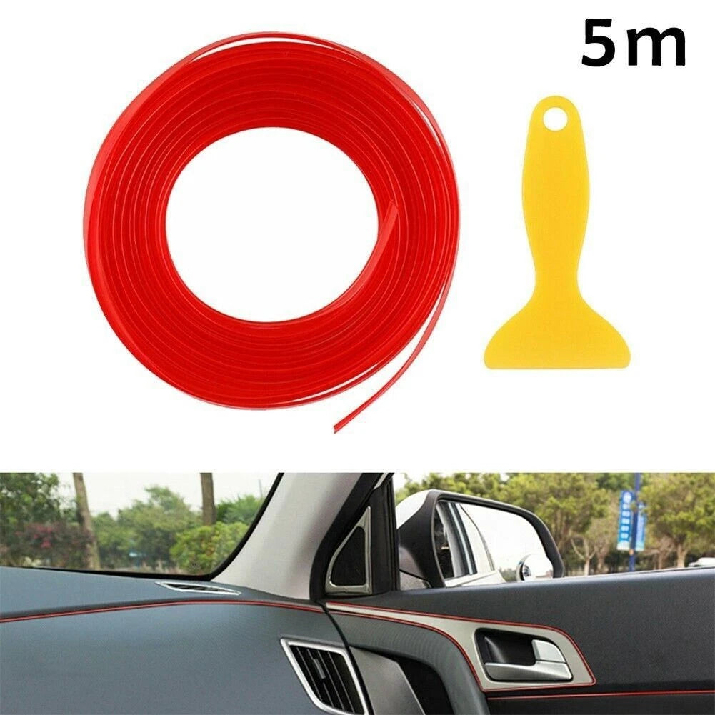 Door Panel Trim Moulding for - Red Edge Gap 1pc