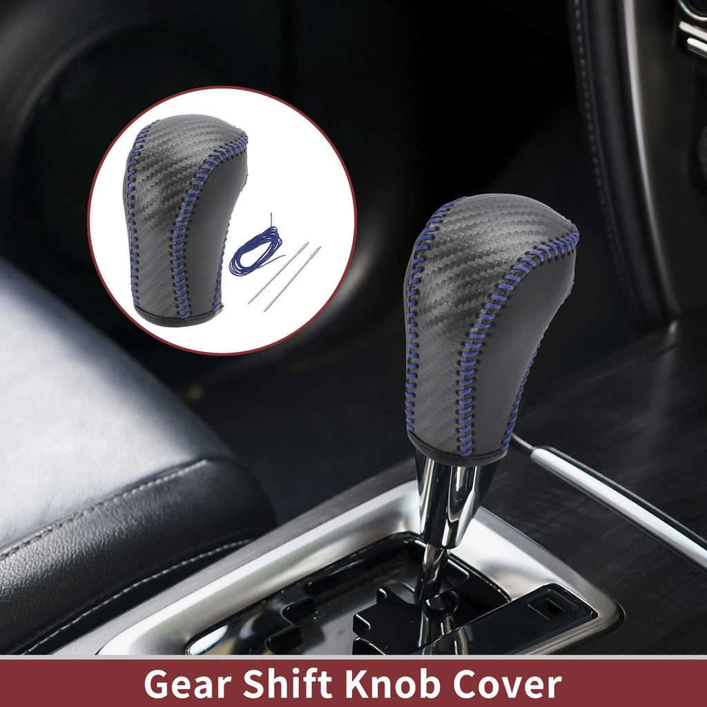 Gear Shift Knob Cover Replacement for Mazda CX-5 (2013–2014) Black Blue