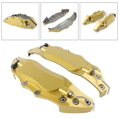 2X Disc Brake Caliper Covers for Universal 18" Wheel Gold