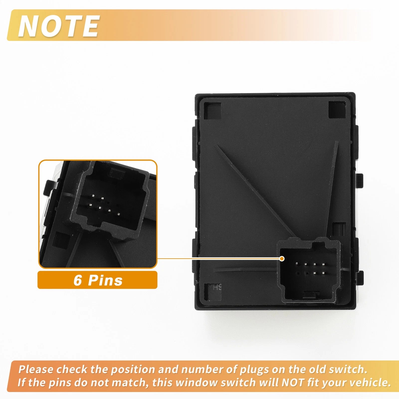 Front Side Power Window Switch for Ford Mustang (2010–2014) No.AR3Z14529CA