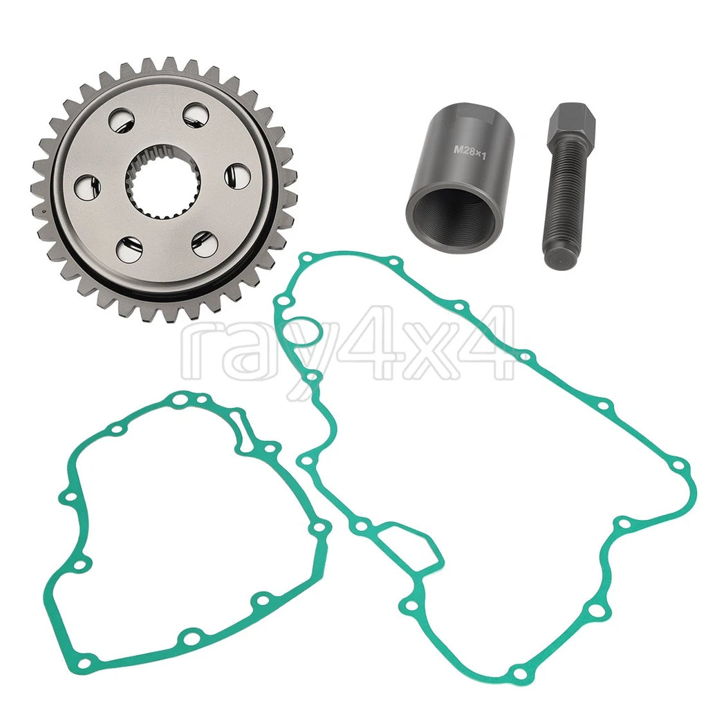 Starter Clutch One Way Gear Gasket Flywheel Puller Kit for Honda TRX450ER (2006–2014)