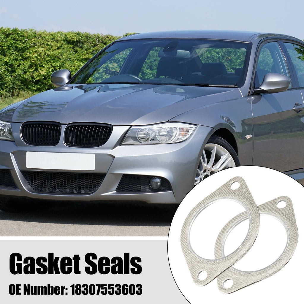 Exhaust Pipe Flange Gasket Seal 2pc for BMW E60 E71 E82 E88 (2005–2013)