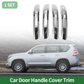 Car Door Handle Cover Trim for Audi A4L 2017-2021 Silver Tone
