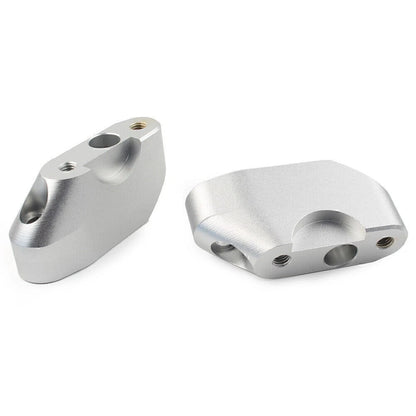Handlebar Mounts Clamps Risers for BMW R1200RS (2014–2018) Silver
