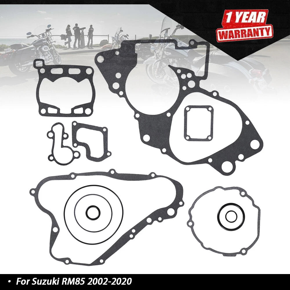 Complete Gasket Kit for Suzuki RM85 (2002–2020)