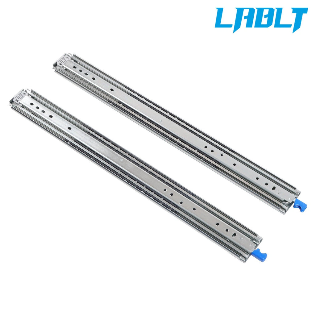 1 Pair Heavy Duty Drawer Slides 28" for Universal Applications (500 lbs)