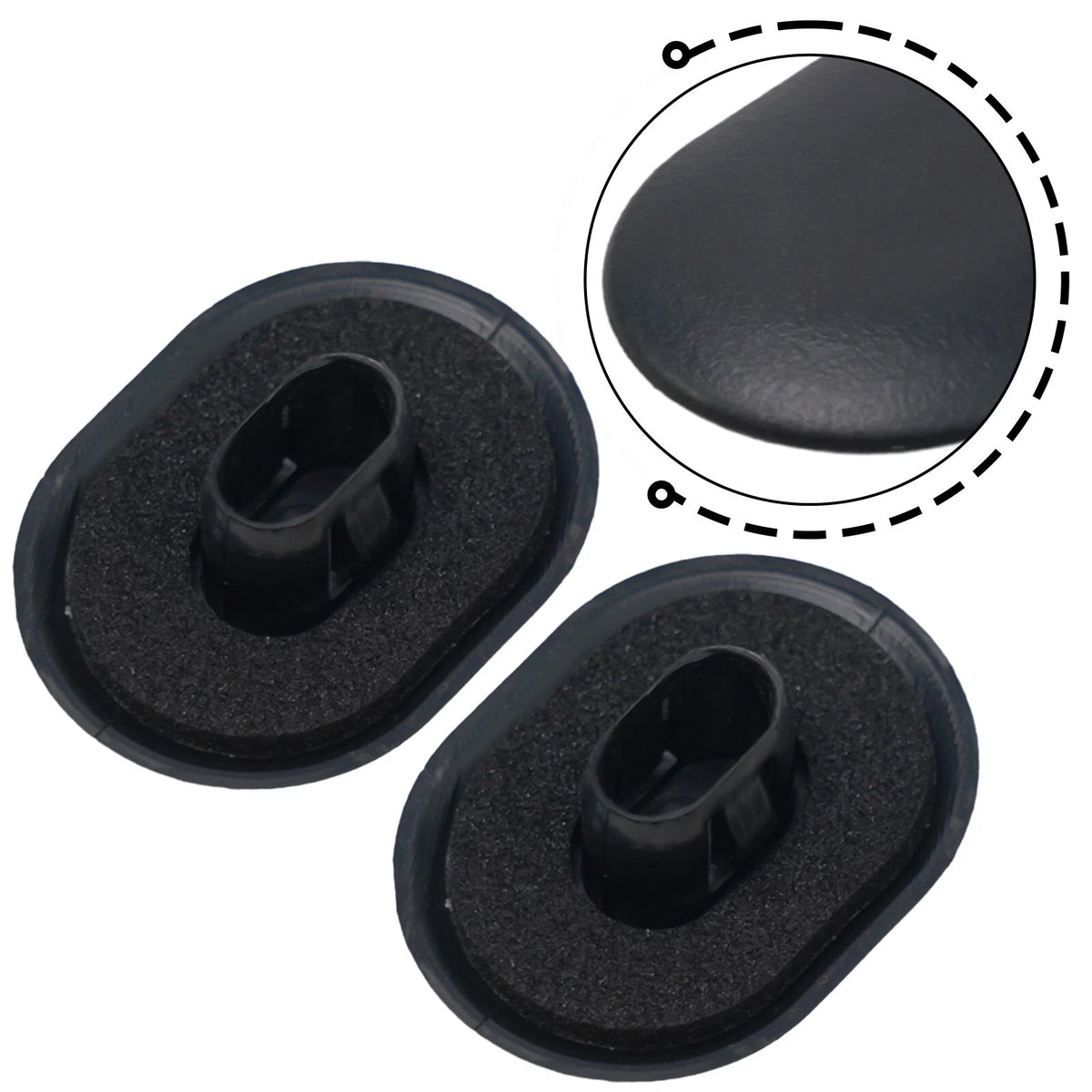 2X Rear Section Roof Rack Cap for Ford Transit Connect