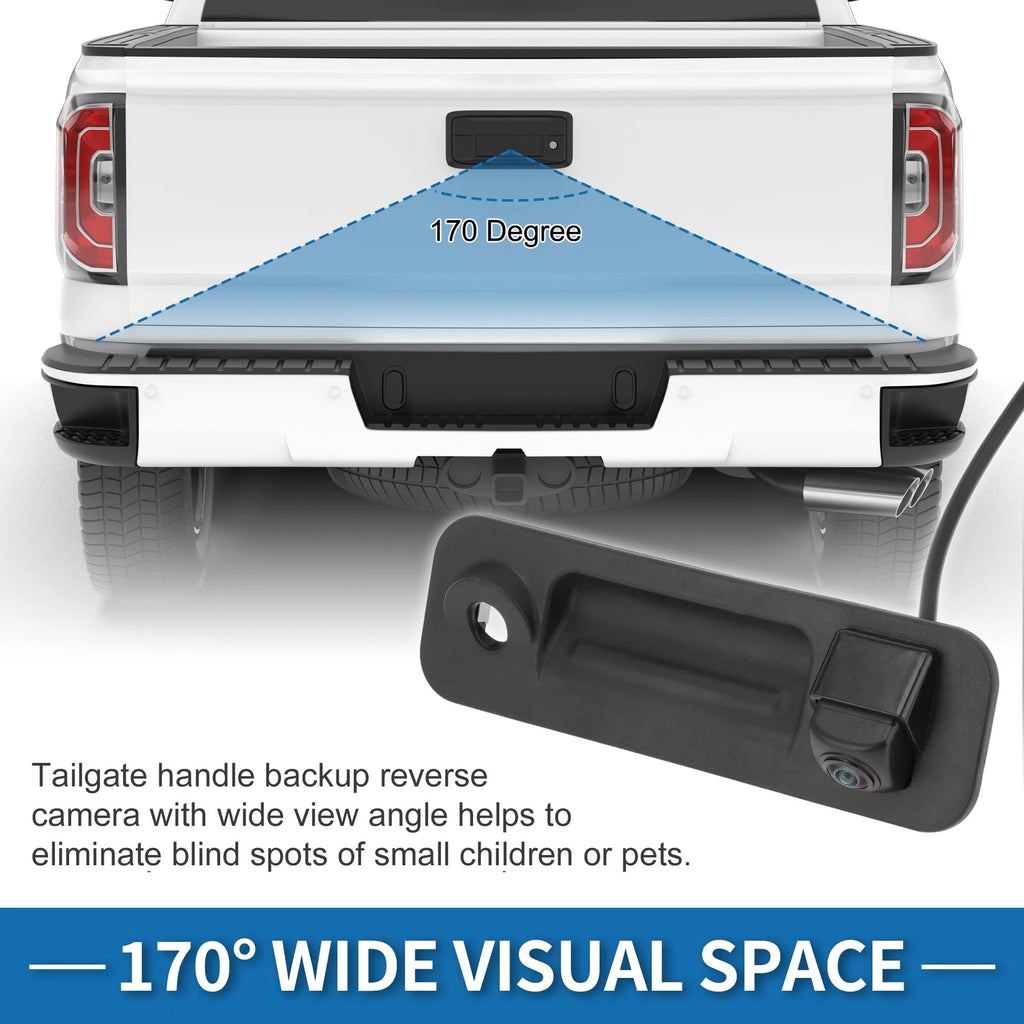 Tailgate Handle with Park Assist Backup Camera for Hyundai Sonata (2015–2017)