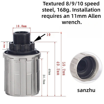 Freehub Body for Novatec (8-11 Speed)