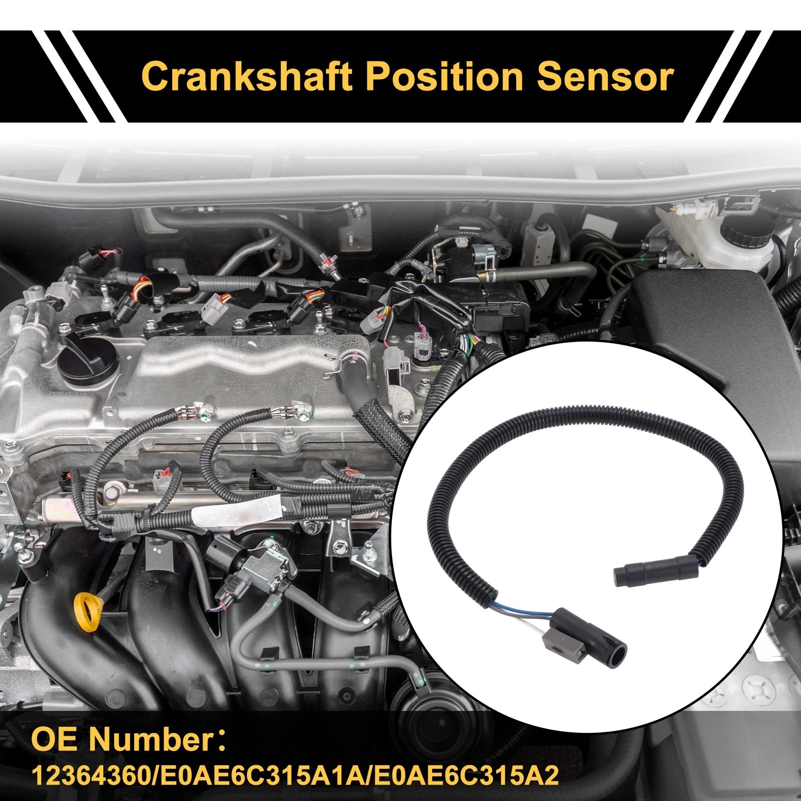 Crankshaft Position Sensor for Ford E-150 (1980–1985) No.E0AE6C315A1