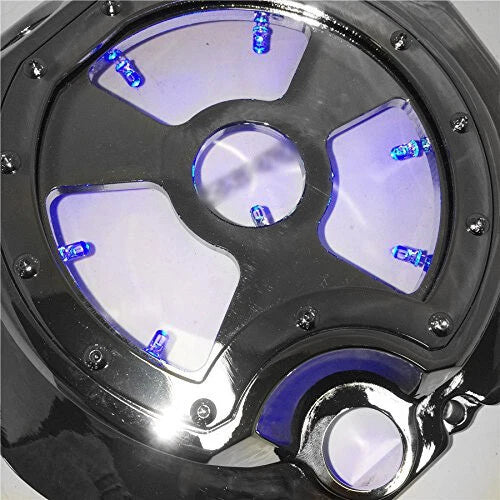 Blue LED Engine Clutch Cover for Kawasaki ZX14R ZZR1400 (2006–2014)