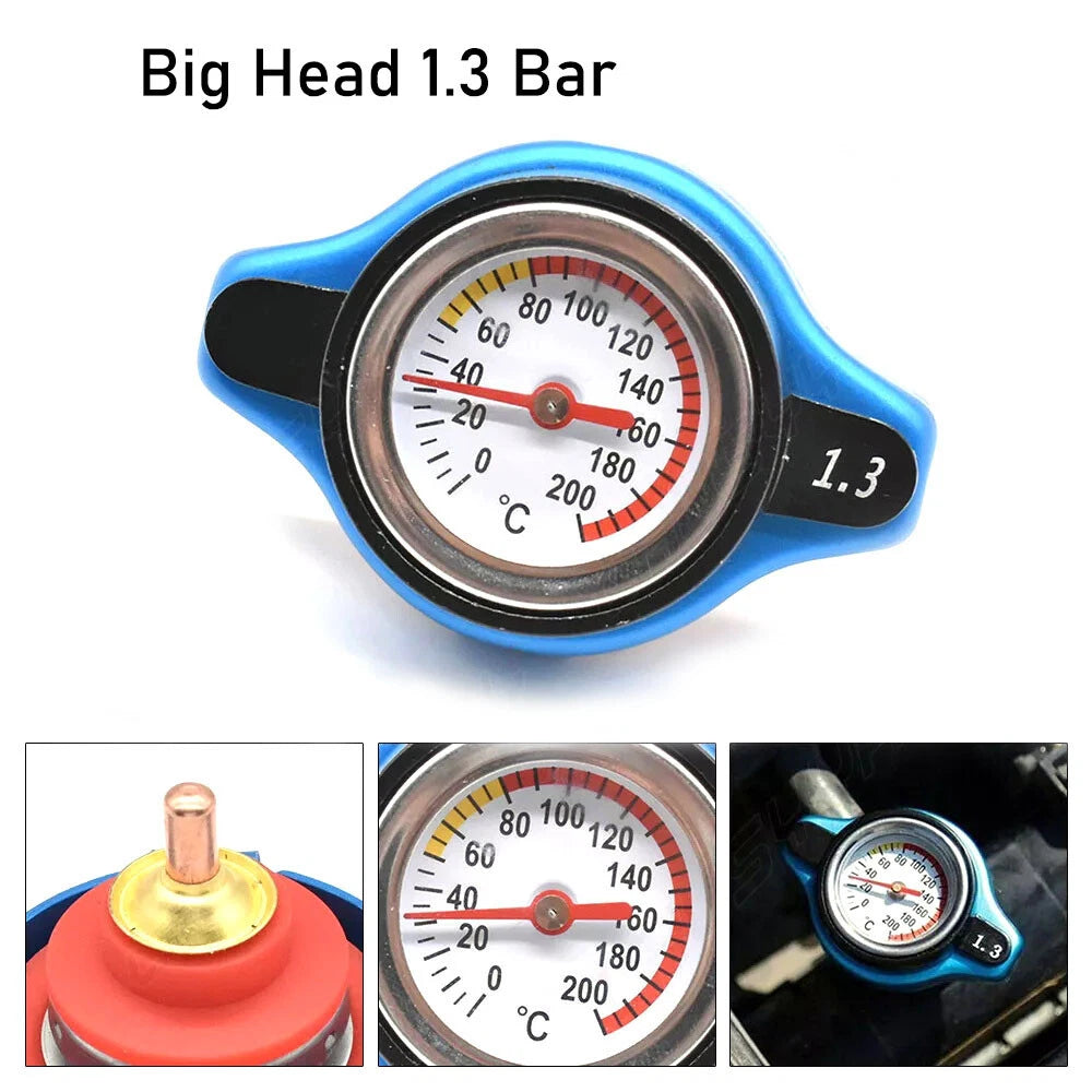 Thermostatic Gauge Radiator Cap 1.3 Bar for