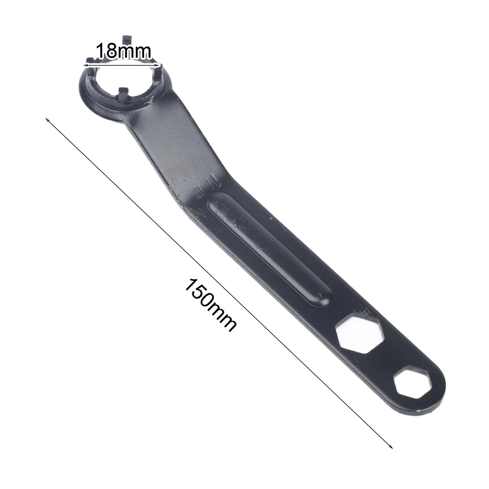 4 Prong Spanner Wrench for Angle Grinder M10 M13 Nut Chrome Plated