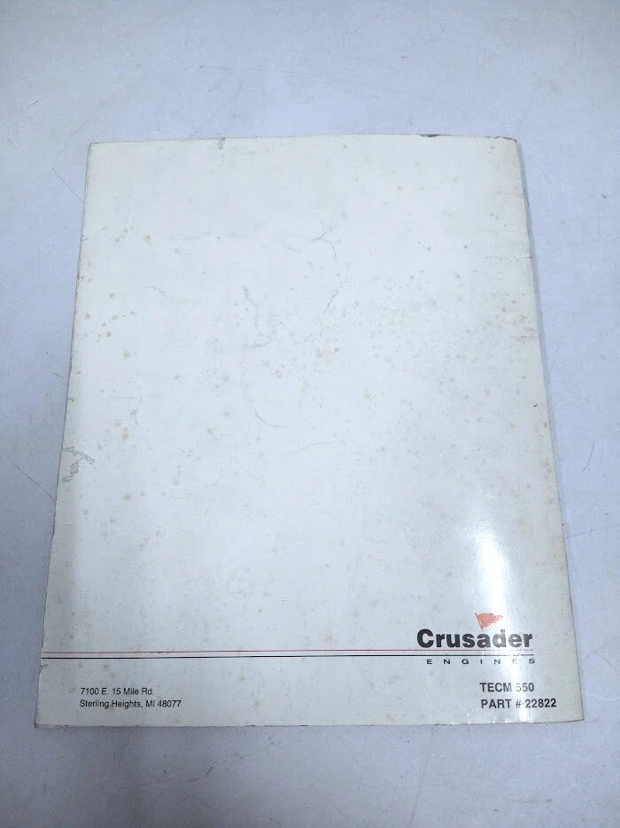 Crusader Engines Manual for Crusader Marine Gas (22822)