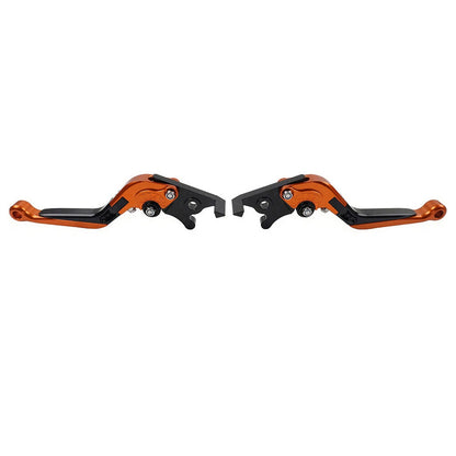 CNC Extendable Brake Clutch Levers for Yamaha YZF R1 (2004–2008), R6 (2005–2016) - Orange