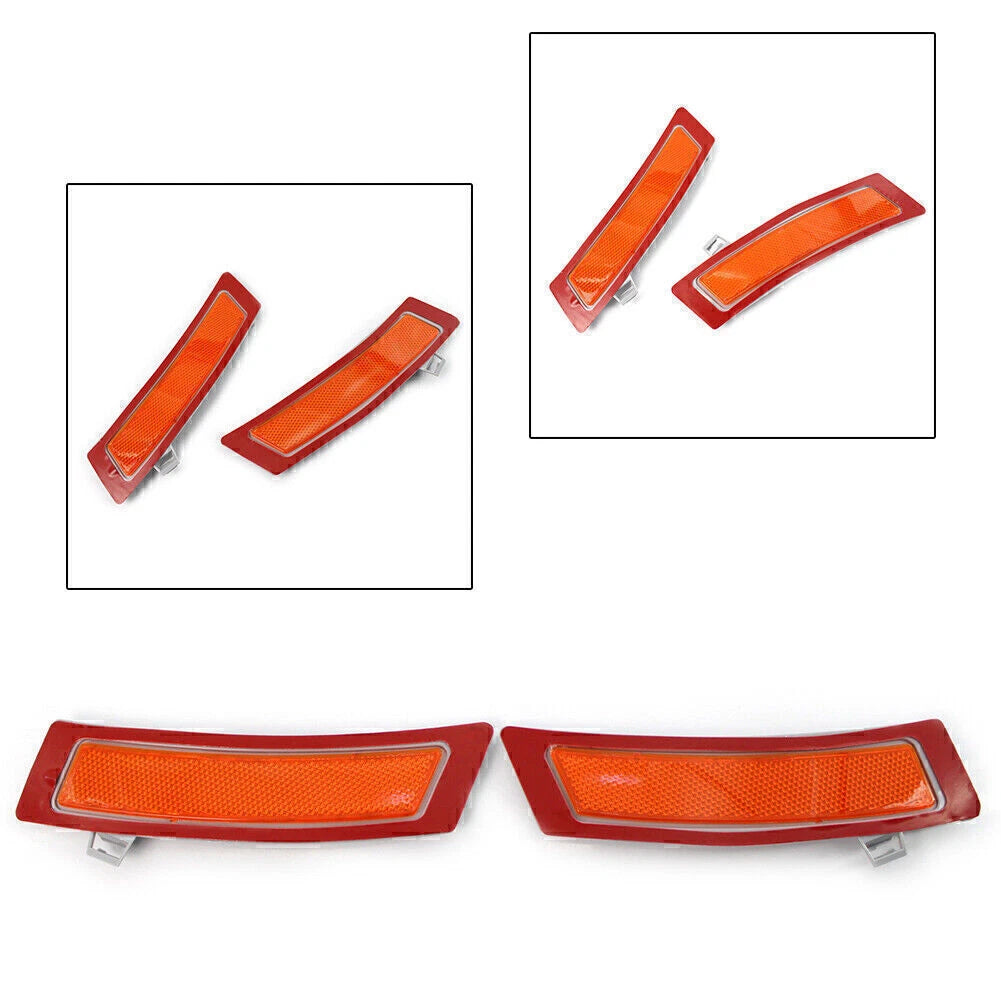 2X Front Bumper Marker Cover Reflector for BMW X5 E70 (2011–2013)