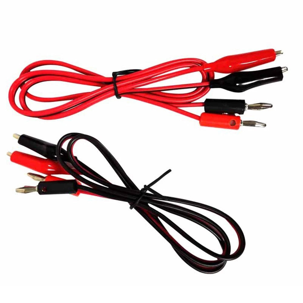 DC Power Test Cable 60cm Rated 10A with Clip Terminations