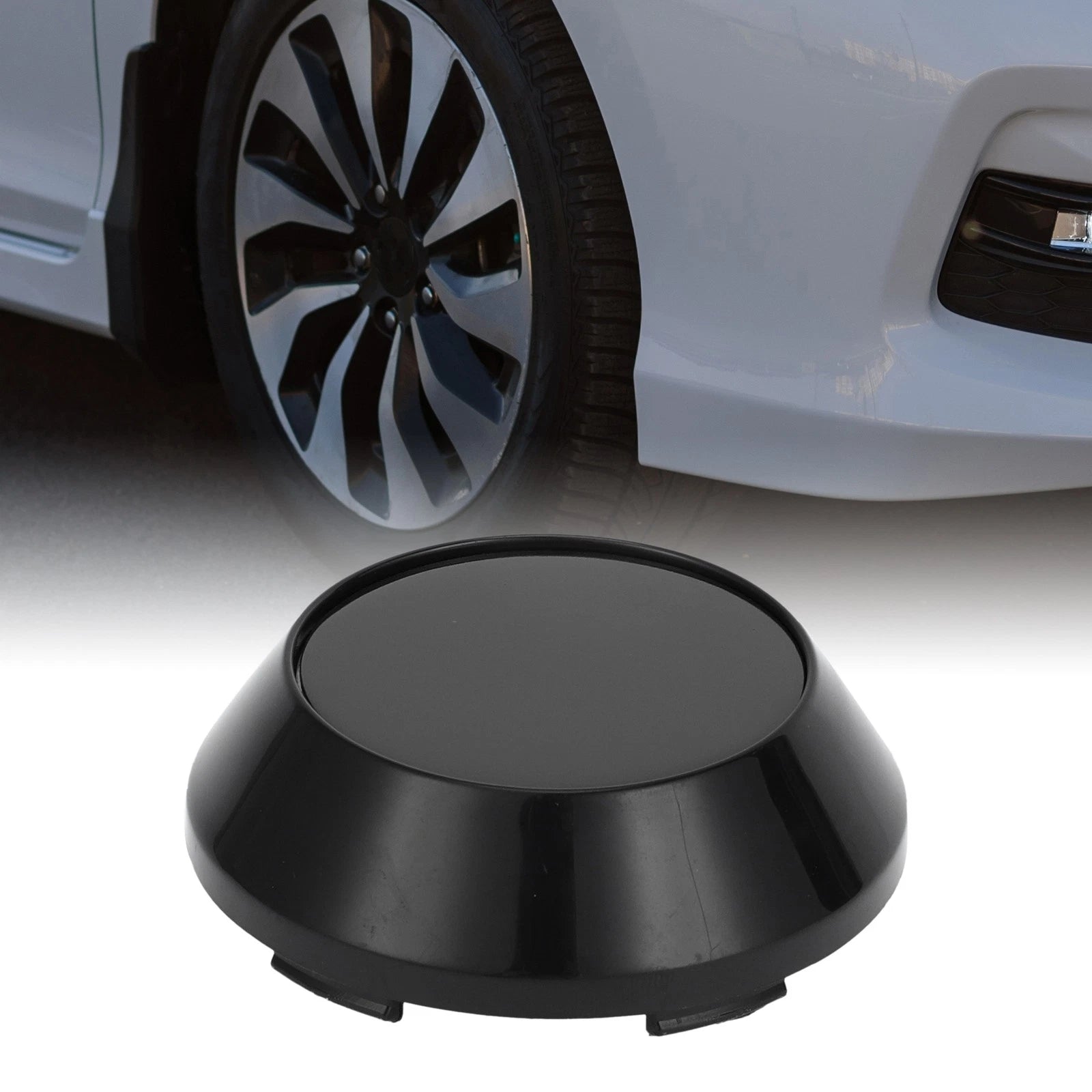 1 Pc 65mm Black Wheel Center Cap for